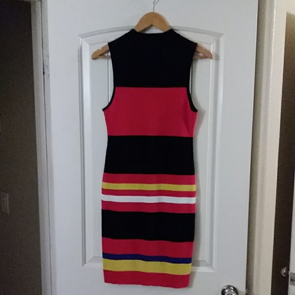 Mixed Color Sweater dress - Picture 2 of 2